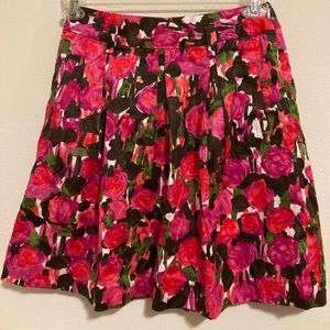 INC Floral Pleated Skirt 2P NWT